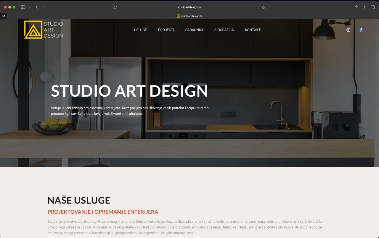 Web work by Nenad Valentik, item 3